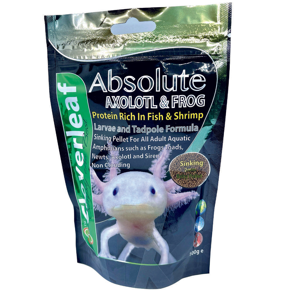 CL Axolotl & Frog Diet 2mm (Baby) Sinking Pellet 100g