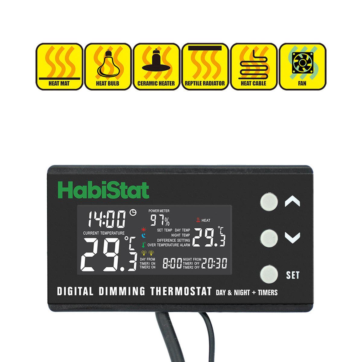 HabiStat Digital Dimming Thermostat