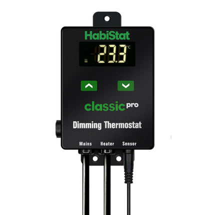 HabiStat Classic Pro Dimming Thermostat, Black, 450 Watt