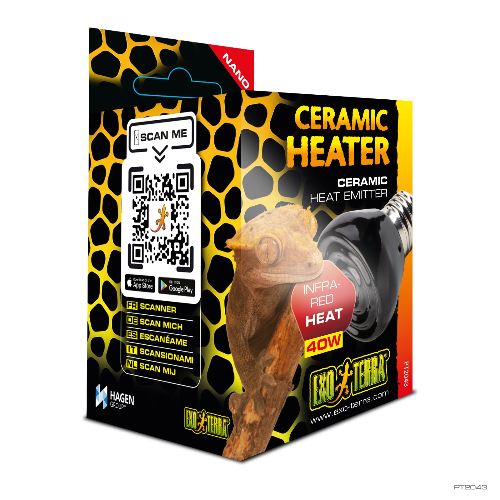 *Exo Terra Ceramic Heat Emitter  Nano 40W