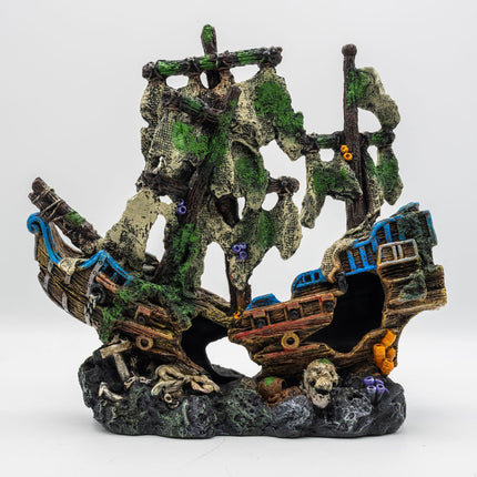 AquaSpectra Sunken Schooner, 30cm