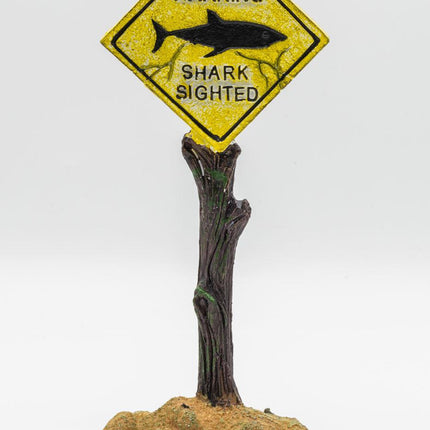 AquaSpectra Shark Warning Sign, 6.5cm