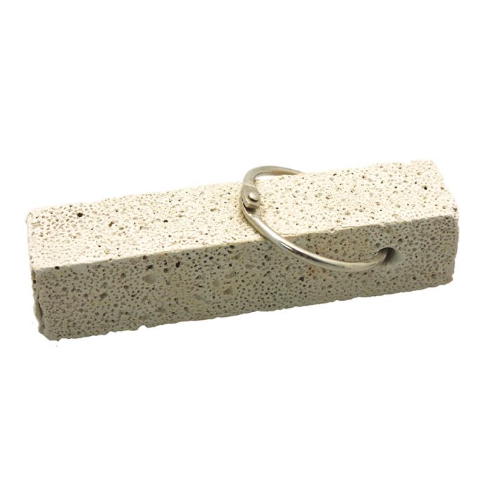 Chinchilla Nibbling Block With Cage Hanger - Chinchilla