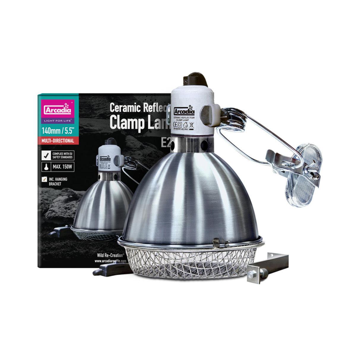 Arcadia Reflector Clamp Lamp Dome with Ceramic Holder (E27)