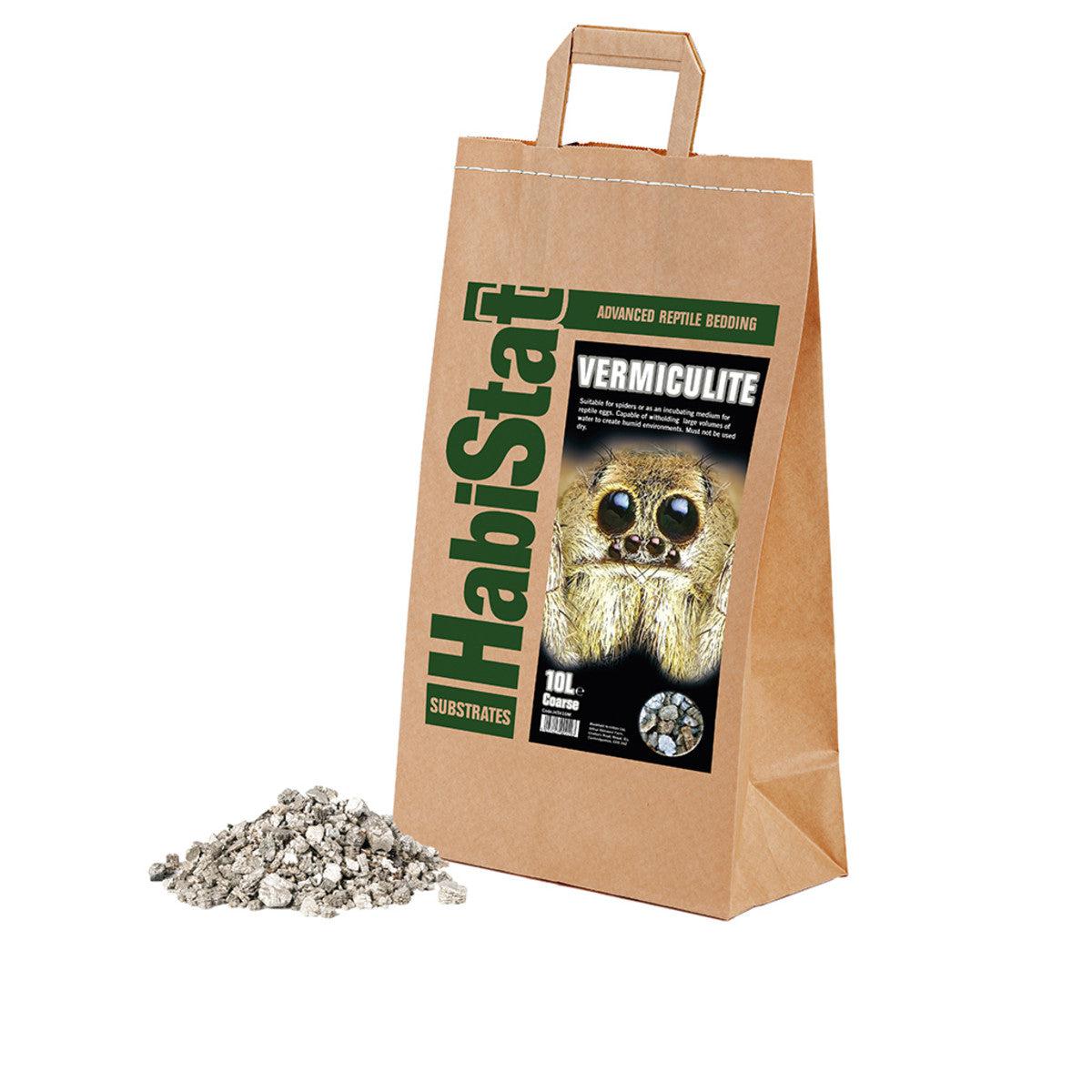 HabiStat Vermiculite Substrate, Coarse, 10 Litres