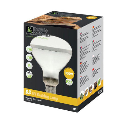 Reptile Systems D3 UV Basking Lamp