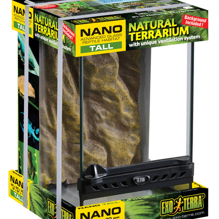 Exo Terra Glass Terrarium (20cm Wide) Nano