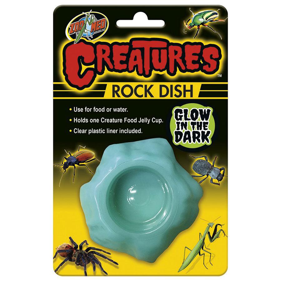 Zoo Med Creatures GLOW IN DARK Rock Dish, CT-85E