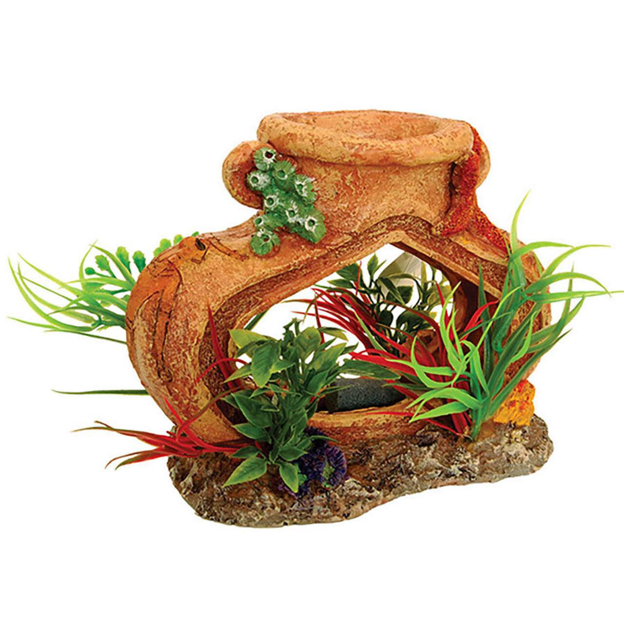 AquaSpectra Pot with Airstone & Plants